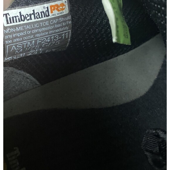 Timberland PRO Titan 6 Boots Mens 13 M Black Leather Composite Toe Lace Up main image 6